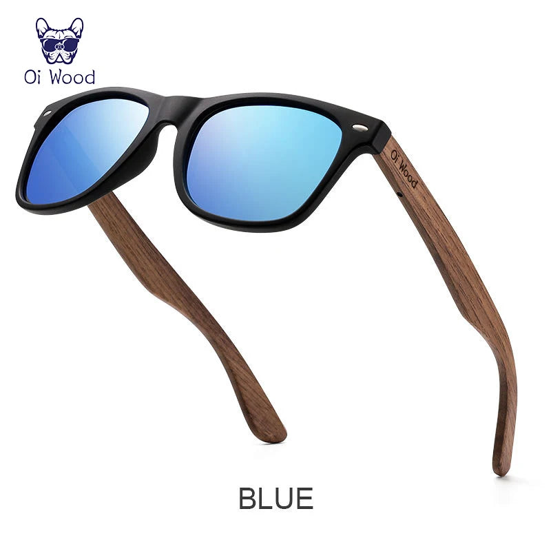 Você na moda!!! Fashion,Óculos de Sol Polarizados de Madeira Natural da Marca Oi Wood, Modelo Original, com Armação TR9