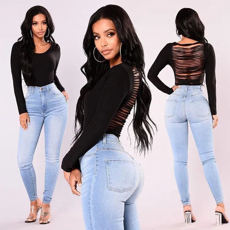 Simplesmente irresistível,Sofisticação em cada detalhe ,Calça jeans feminina , skinny, cintura alta, stretch, legging push up,modela o corpo