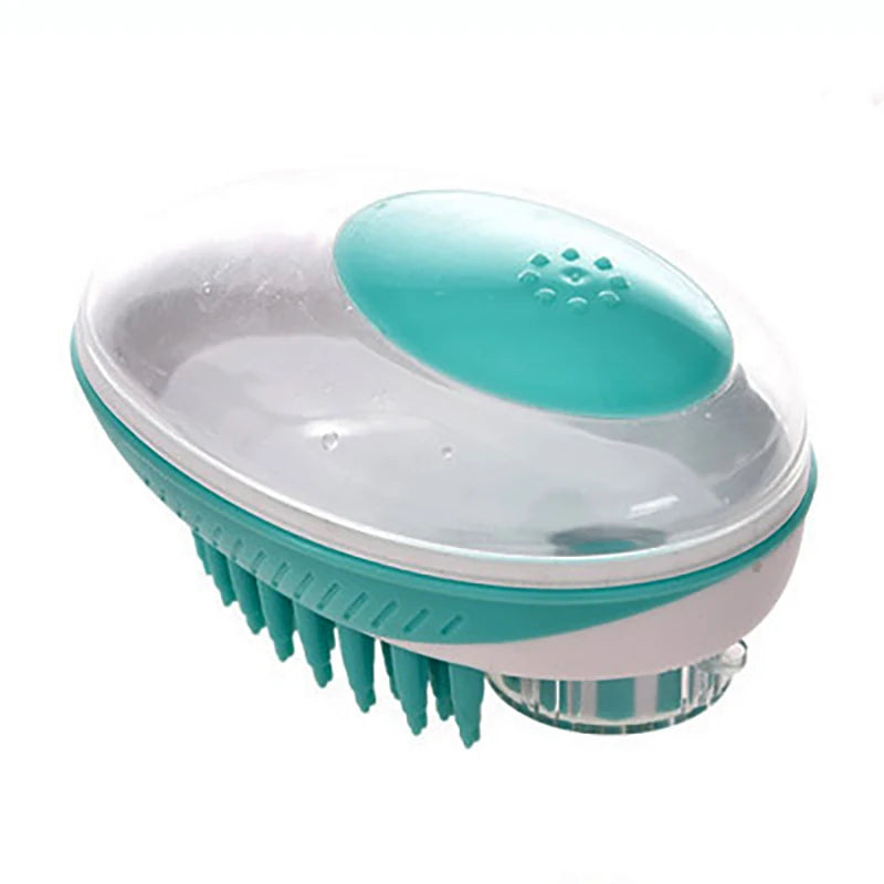 Escova de banho para cães e gatos 2 em 1, pente de massagem para spa de animais de estimação, silicone macio, chuveiro para animais de estimação, escova para limpeza de pelos de cães !!!