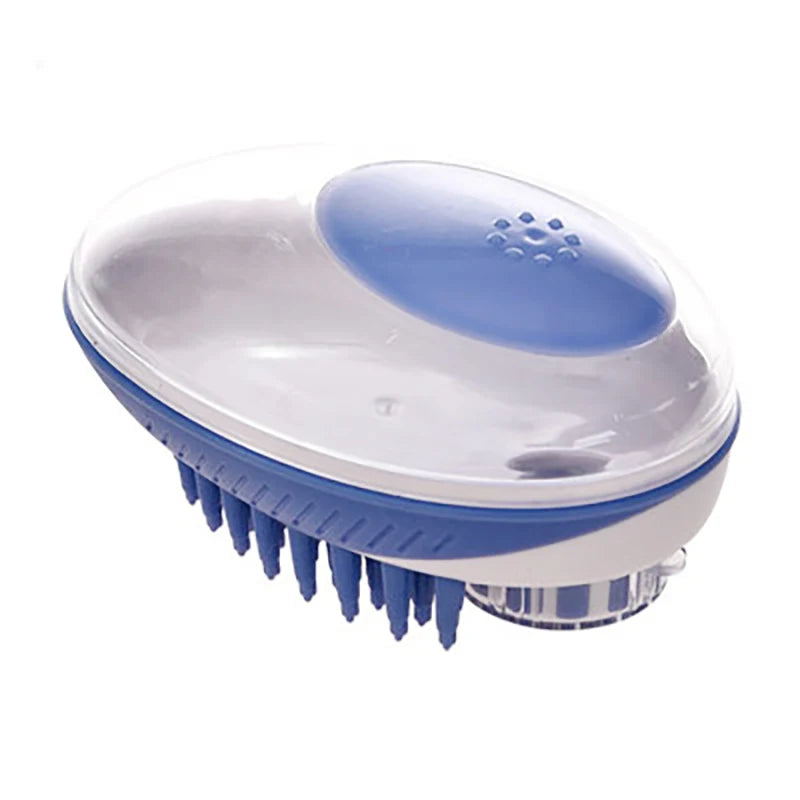 Escova de banho para cães e gatos 2 em 1, pente de massagem para spa de animais de estimação, silicone macio, chuveiro para animais de estimação, escova para limpeza de pelos de cães !!!