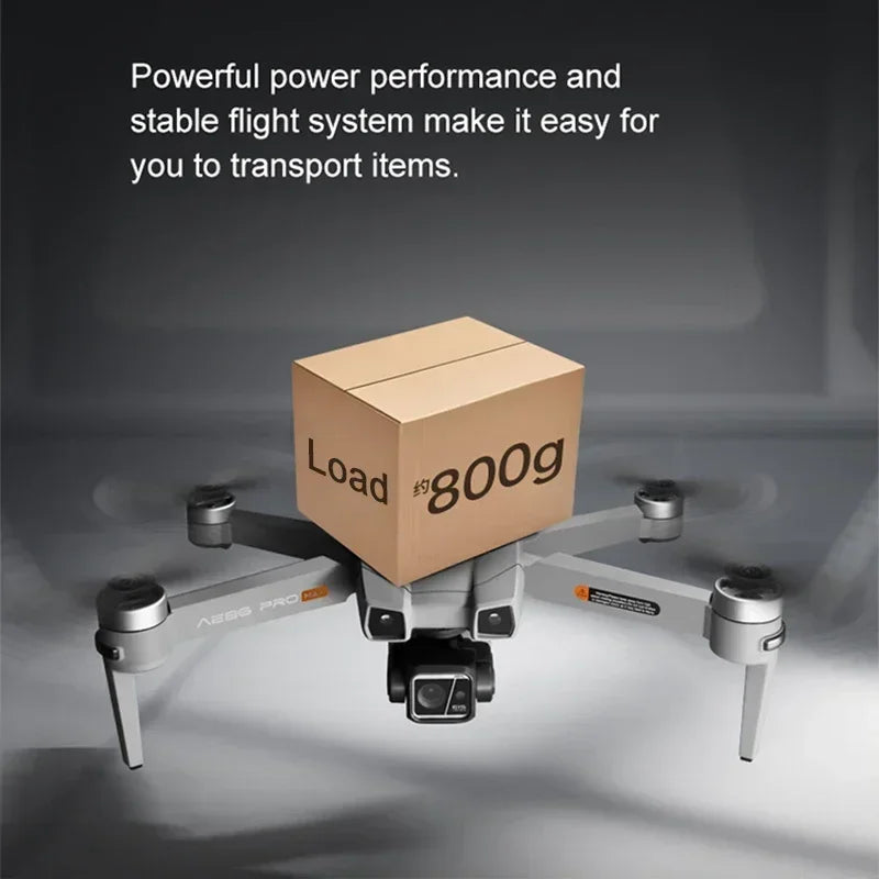 DRONE:AE86 PRO MAX  3-Axis Gimbal Aircraft 8K ESC Câmera Dupla Potência sem escova Laser 360° Desvio de obstáculos Fluxo óptico pairando