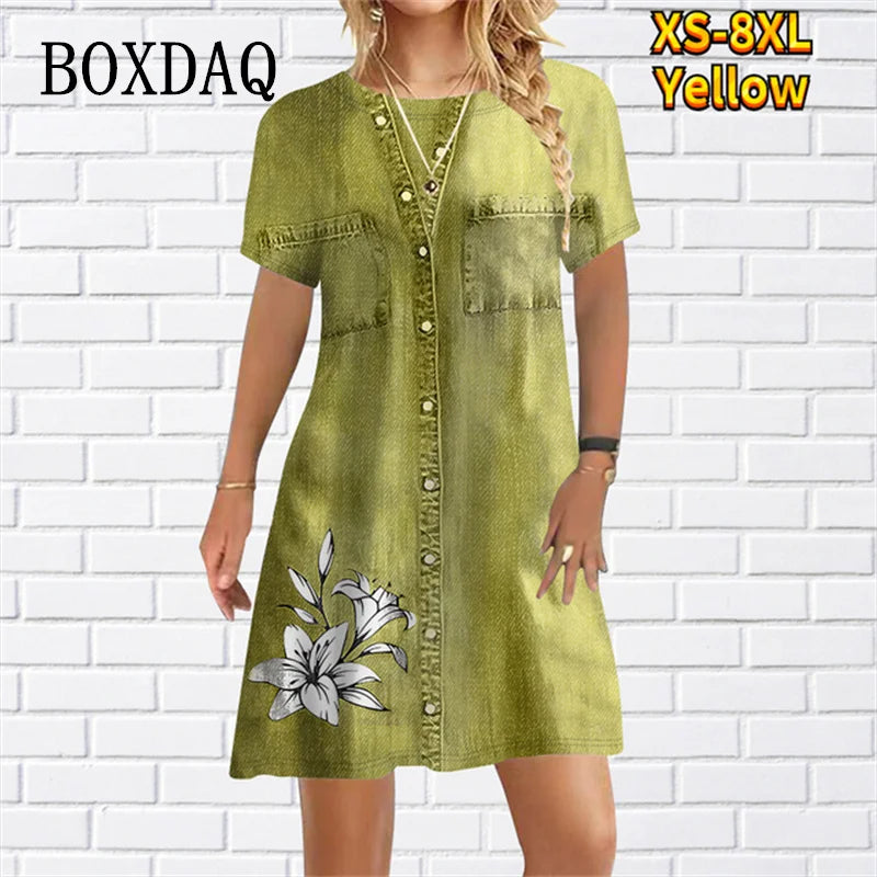 sinta-se bem confortavel neste verao, vestido feminino abstrato de duas peças, moda , conjunto solto, casual, minivestido feminino, estampa floral, verão praia