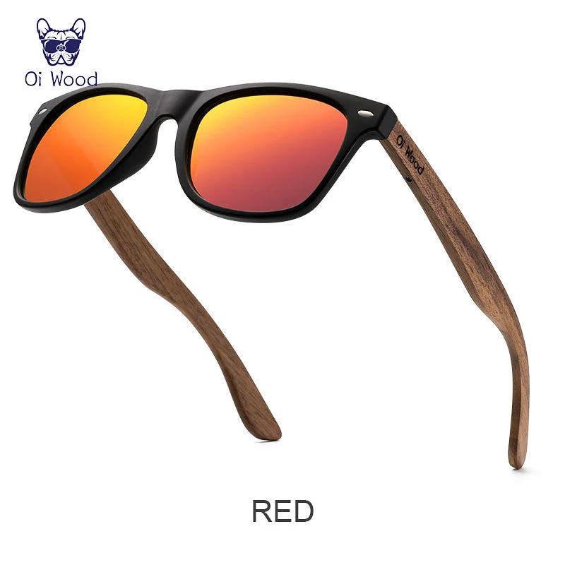 Você na moda!!! Fashion,Óculos de Sol Polarizados de Madeira Natural da Marca Oi Wood, Modelo Original, com Armação TR9