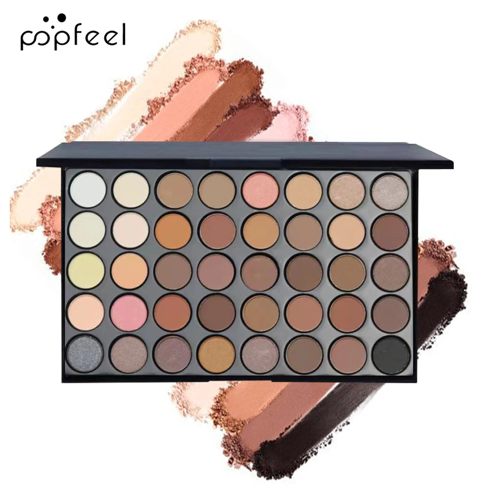 Conjunto de maquiagem Popfeel-Eye , paleta de sombras, delineador, rímel, lápis de sobrancelha, maquiagem Tool Box