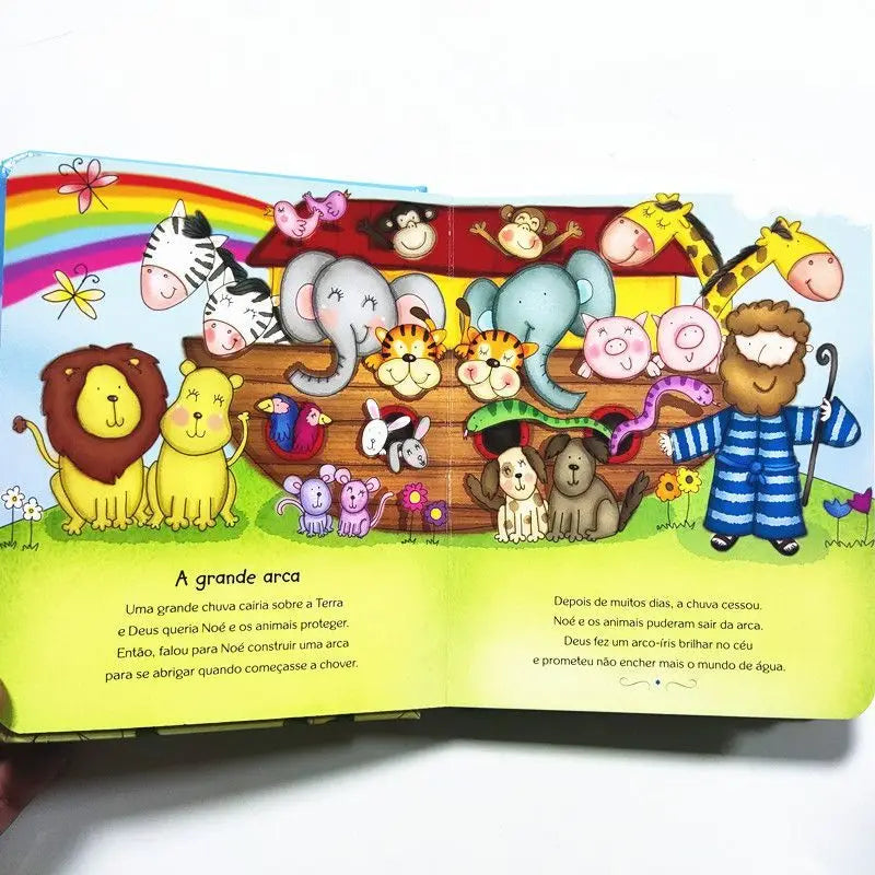 Livro de histórias da Biblia infantis de capa dura em  português Histórias Bíblicas ,  de educação infantil