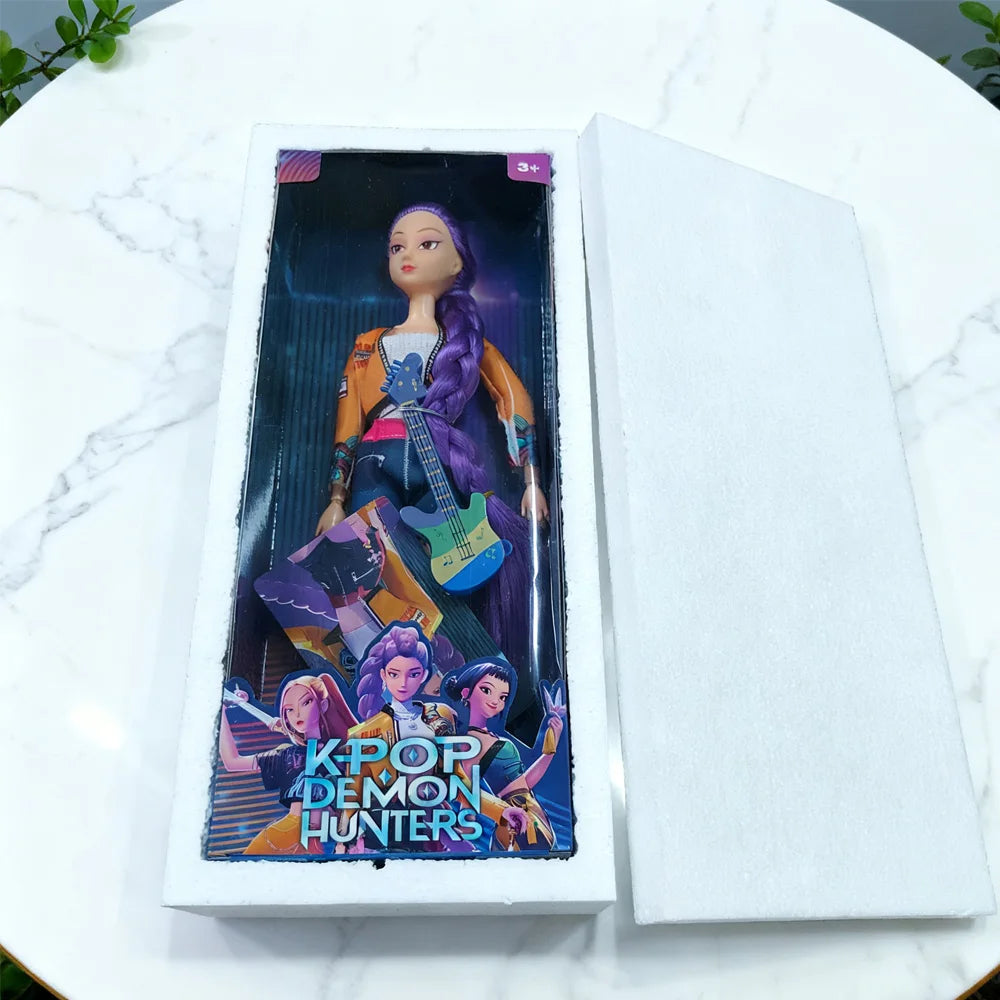 Bonecas anime em alta ,caçadoras de demônios ,Presentes  de alta qualidade do grupo Caçadores de Demônios e Caçadoras de Bruxas, com Rumi, Mira e Zoey