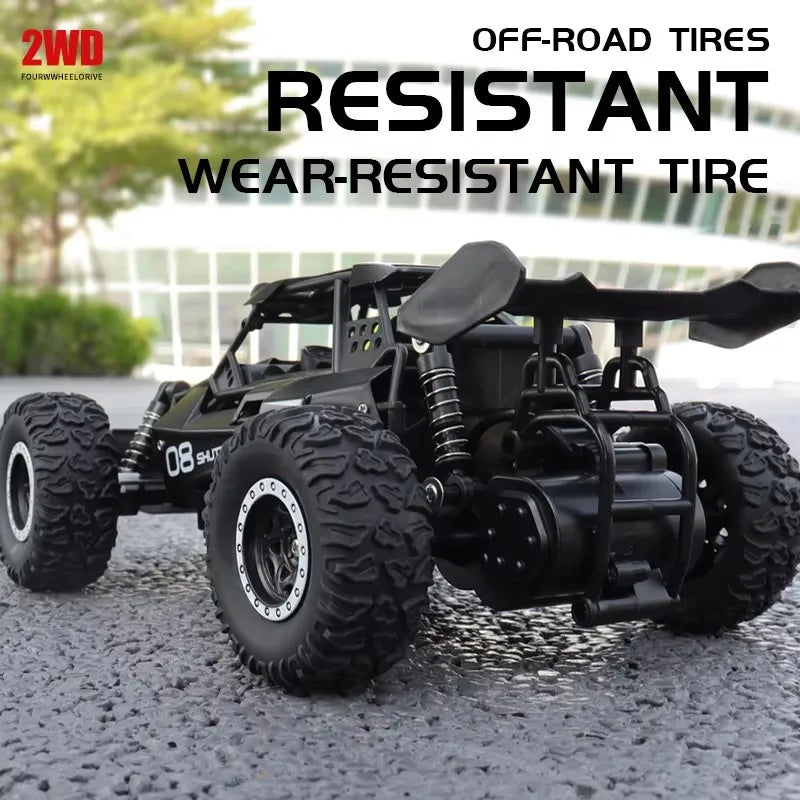 Carro de controle remoto RC Drift Racing 1:16 Veículo Off Road Liga 2.4G Rádio, de alta velocidade com luz  de LED
