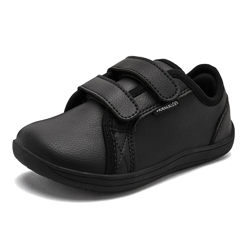 Sua criança na moda infantil HOBIBEAR Sapatos tênis  de bico largo, leves, com velcro, em couro artificial