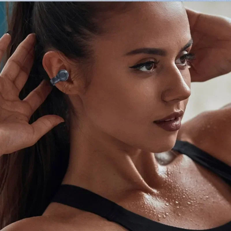 Fones de ouvido sem fio XIAOMI M47 Bluetooth com carregamento e redução de ruído, fones de ouvido de condução óssea esportivos com microfone