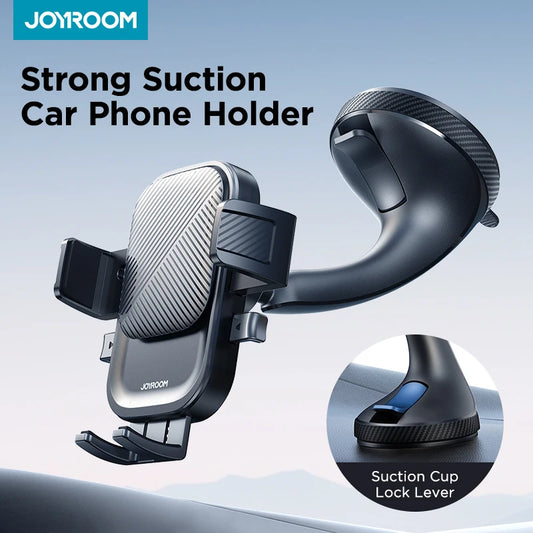Suporte de celular para carro Joyroom com forte sucção, universal para celular, para painel/para-brisa, rotação de 360°