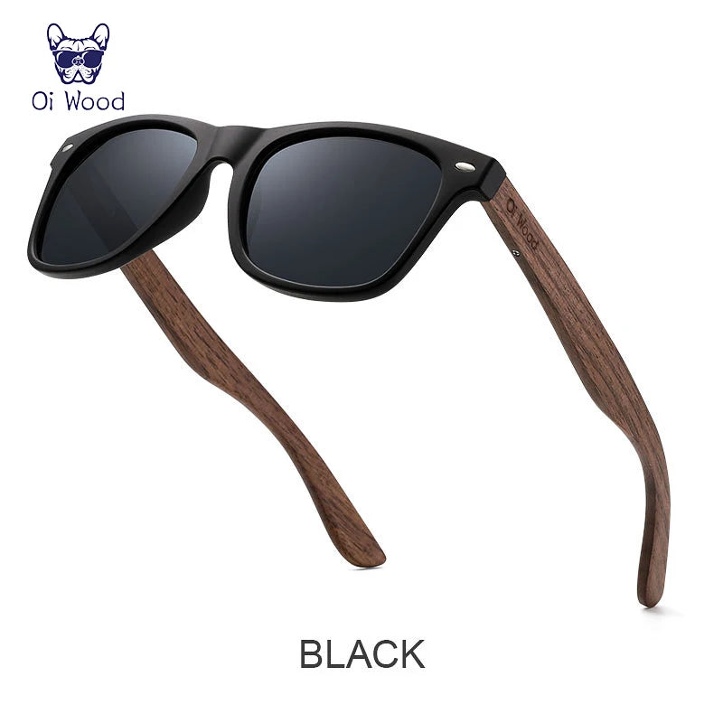 Você na moda!!! Fashion,Óculos de Sol Polarizados de Madeira Natural da Marca Oi Wood, Modelo Original, com Armação TR9