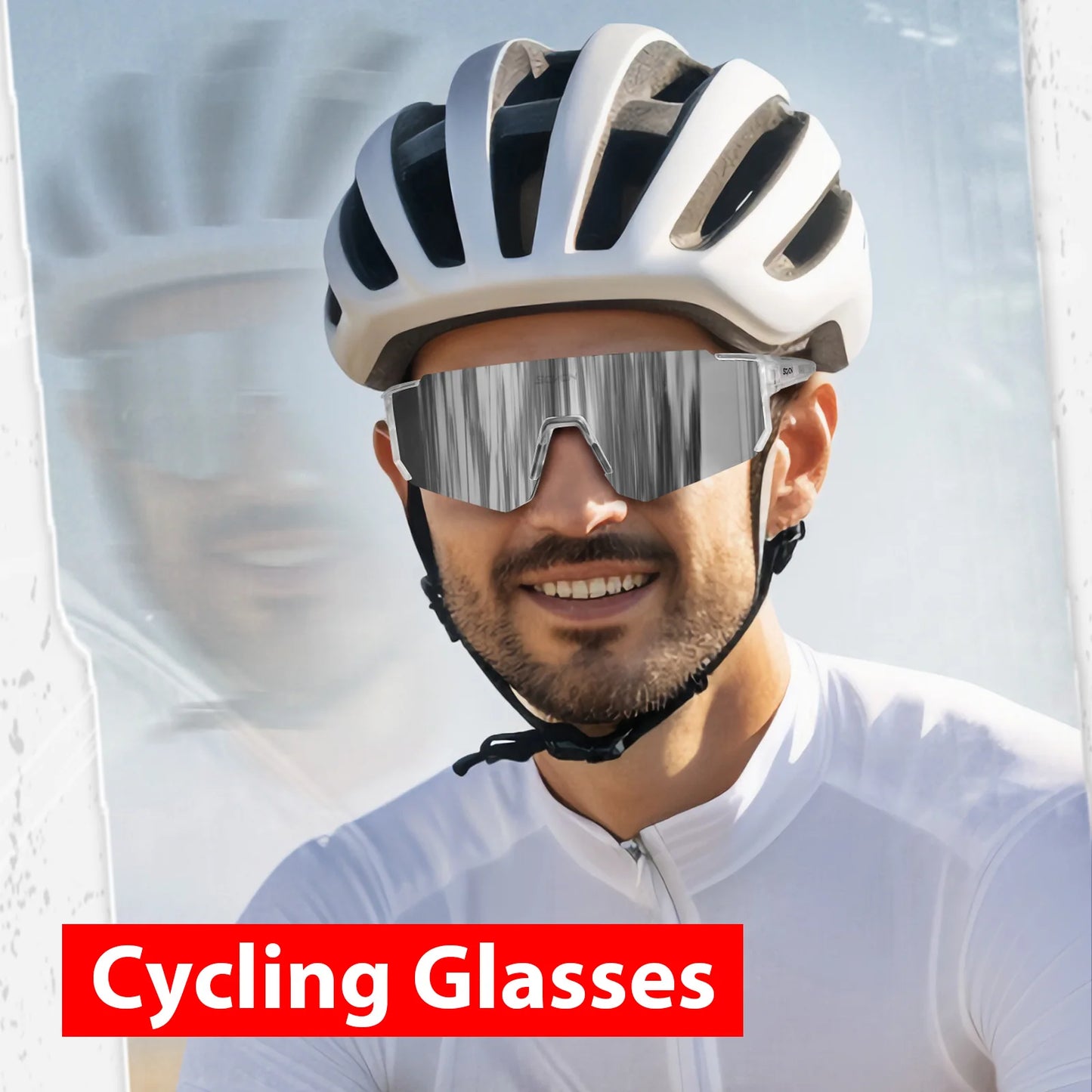 Óculos de Ciclismo Outdoor cyclSCVCN, Óculos de Ciclismo MTB, Óculos Esportivos para Escalada em Montanha, Pesca etc..., Proteção UV400