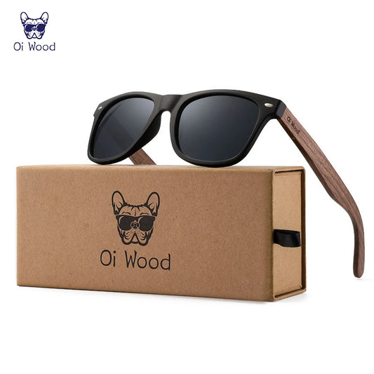 Você na moda!!! Fashion,Óculos de Sol Polarizados de Madeira Natural da Marca Oi Wood, Modelo Original, com Armação TR9