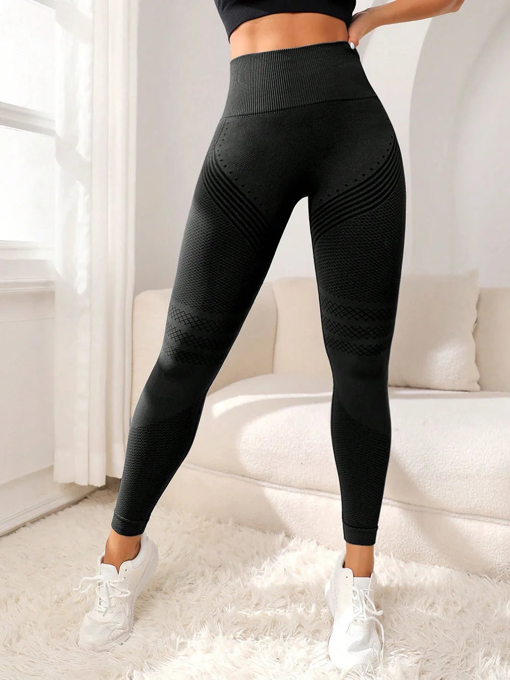 Elegância que ilumina o seu dia,Feito para destacar o seu melhor. Calças esportivas com linhas  que levantam os glúteos,  justas, de ginástica,elásticas