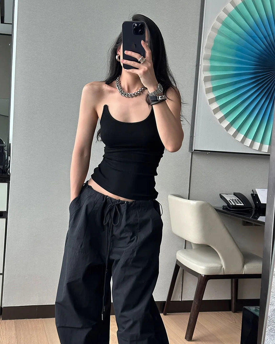 Charme e estilo ,Regata feminina Ypro canelada com alças invisíveis sinta-se leve nesse verao